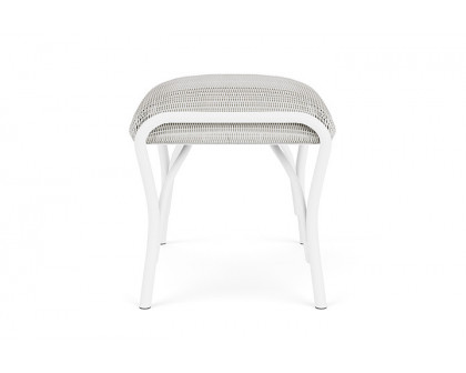 Lloyd Flanders™ All Seasons Ottoman with Padded Seat - Matte White