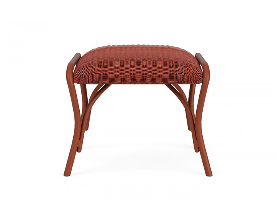 Lloyd Flanders™ All Seasons Ottoman with Padded Seat - Terracotta