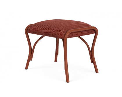 Lloyd Flanders™ All Seasons Ottoman with Padded Seat - Terracotta