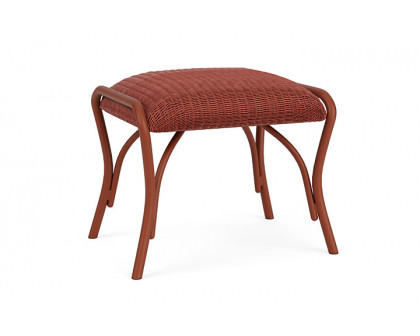 Lloyd Flanders™ All Seasons Ottoman with Padded Seat - Terracotta