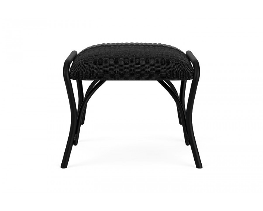 Lloyd Flanders™ All Seasons Ottoman with Padded Seat - Ebony