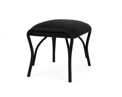 Lloyd Flanders™ All Seasons Ottoman with Padded Seat - Ebony