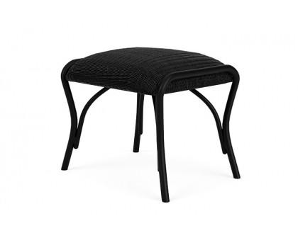 Lloyd Flanders™ All Seasons Ottoman with Padded Seat - Ebony