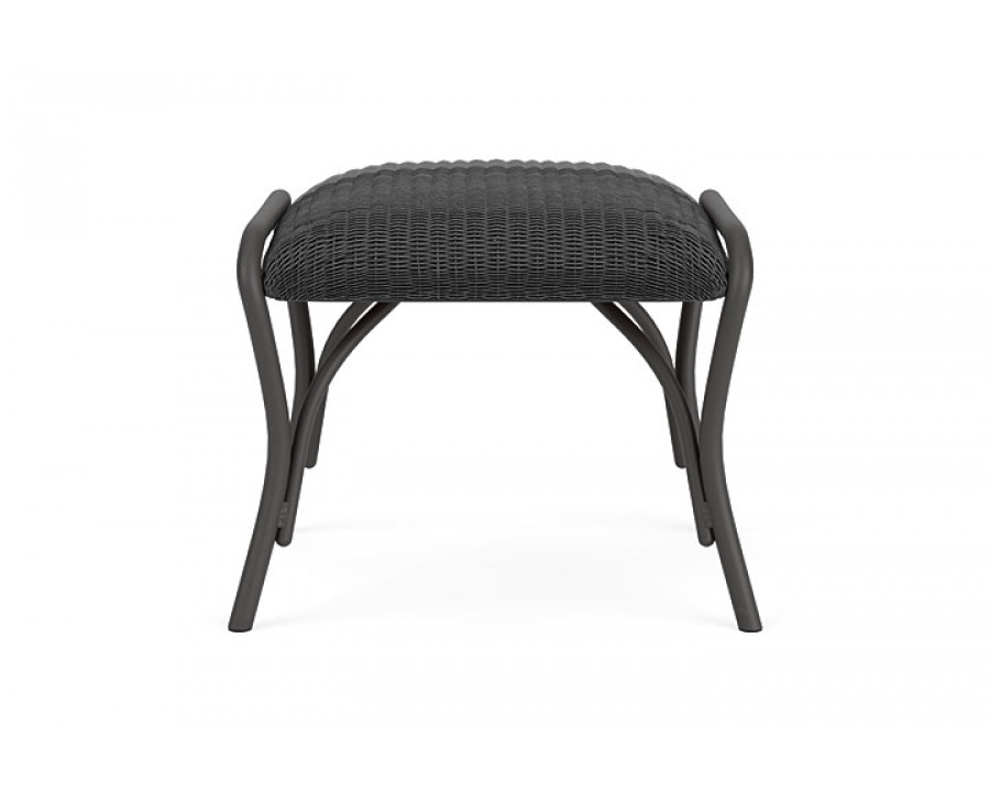 Lloyd Flanders™ All Seasons Ottoman with Padded Seat - Charcoal