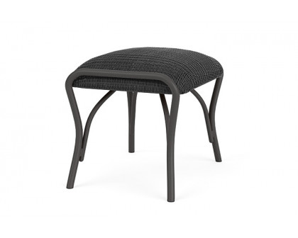 Lloyd Flanders™ All Seasons Ottoman with Padded Seat - Charcoal