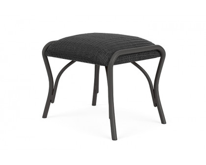 Lloyd Flanders™ All Seasons Ottoman with Padded Seat - Charcoal