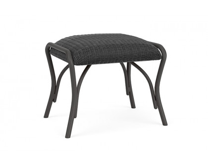 Lloyd Flanders™ All Seasons Ottoman with Padded Seat - Charcoal