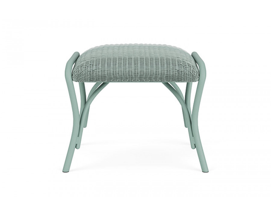 Lloyd Flanders™ All Seasons Ottoman with Padded Seat - Sea Glass