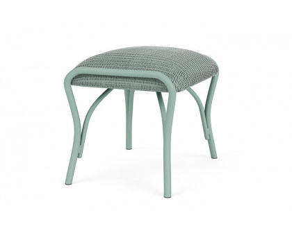 Lloyd Flanders™ All Seasons Ottoman with Padded Seat - Sea Glass