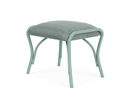 Lloyd Flanders™ All Seasons Ottoman with Padded Seat - Sea Glass