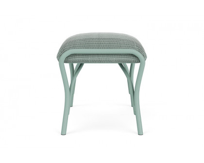 Lloyd Flanders™ All Seasons Ottoman with Padded Seat - Sea Glass