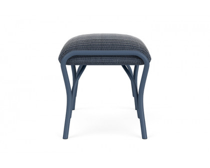 Lloyd Flanders™ All Seasons Ottoman with Padded Seat - Denim Blue