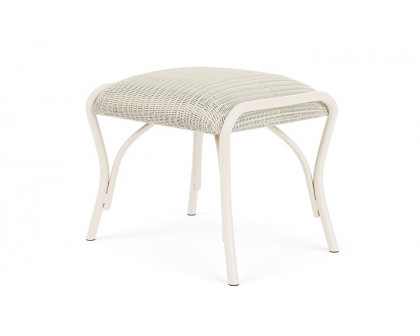 Lloyd Flanders™ All Seasons Ottoman with Padded Seat - Ivory