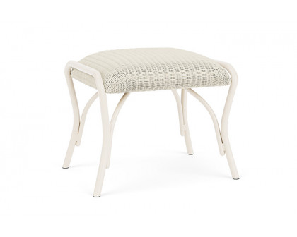 Lloyd Flanders™ All Seasons Ottoman with Padded Seat - Ivory