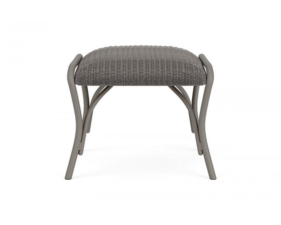 Lloyd Flanders™ All Seasons Ottoman with Padded Seat - Pewter