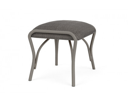 Lloyd Flanders™ All Seasons Ottoman with Padded Seat - Pewter