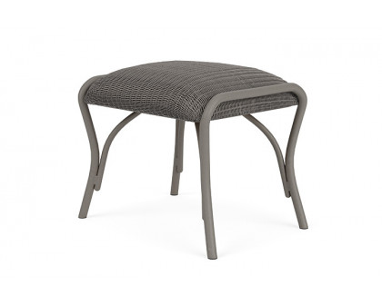 Lloyd Flanders™ All Seasons Ottoman with Padded Seat - Pewter