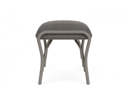 Lloyd Flanders™ All Seasons Ottoman with Padded Seat - Pewter