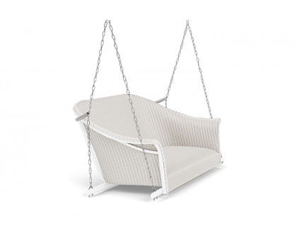 Lloyd Flanders™ All Seasons Settee Swing with Padded Seat - White