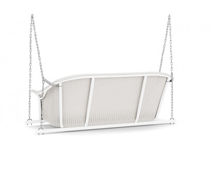 Lloyd Flanders™ All Seasons Settee Swing with Padded Seat - White