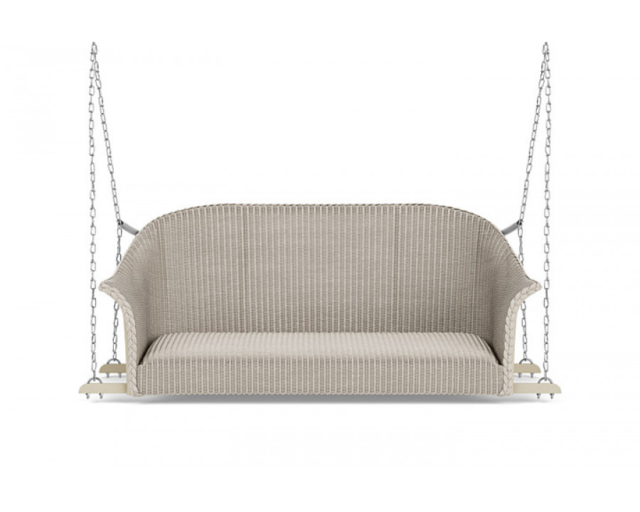 Lloyd Flanders™ All Seasons Settee Swing with Padded Seat - Linen