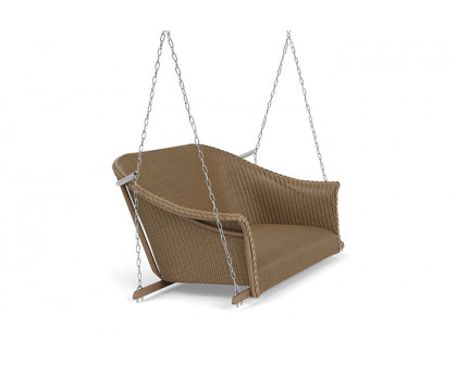 Lloyd Flanders™ All Seasons Settee Swing with Padded Seat - Fawn