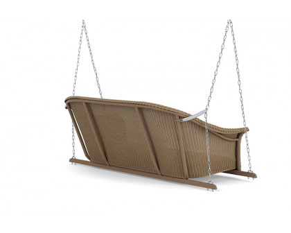 Lloyd Flanders™ All Seasons Settee Swing with Padded Seat - Fawn