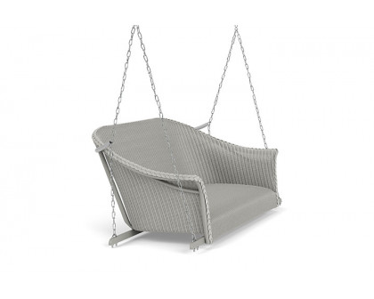 Lloyd Flanders™ All Seasons Settee Swing with Padded Seat - Platinum