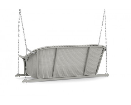 Lloyd Flanders™ All Seasons Settee Swing with Padded Seat - Platinum