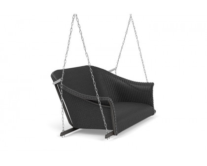 Lloyd Flanders™ All Seasons Settee Swing with Padded Seat - Charcoal