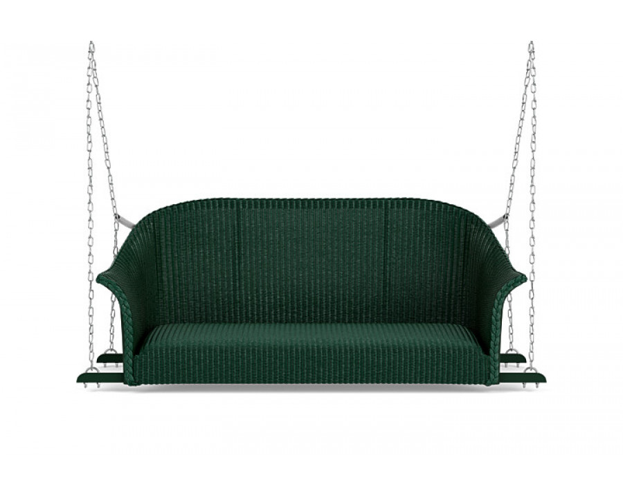 Lloyd Flanders™ All Seasons Settee Swing with Padded Seat - Woodland