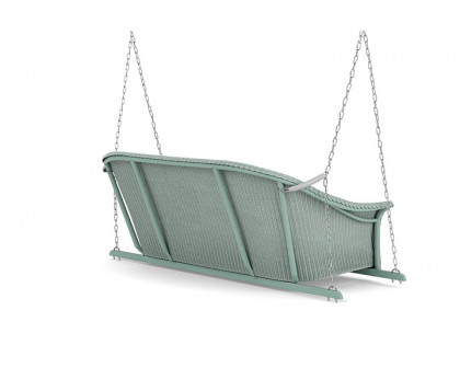 Lloyd Flanders™ All Seasons Settee Swing with Padded Seat - Sea Glass