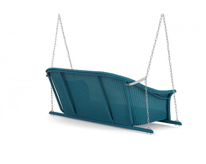 Lloyd Flanders™ All Seasons Settee Swing with Padded Seat - Peacock