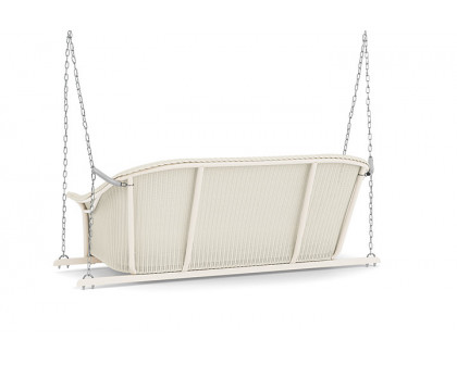 Lloyd Flanders™ All Seasons Settee Swing with Padded Seat - Ivory