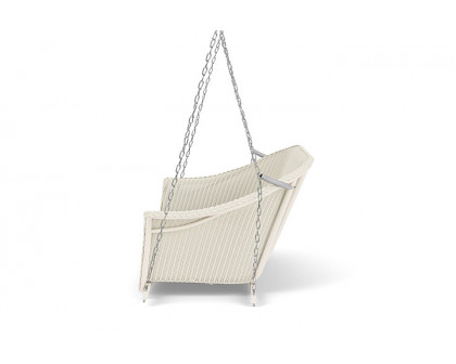 Lloyd Flanders™ All Seasons Settee Swing with Padded Seat - Ivory