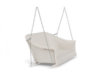 Lloyd Flanders™ All Seasons Settee Swing with Padded Seat - Antique White