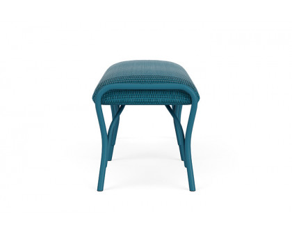 Lloyd Flanders™ All Seasons Settee Ottoman with Padded Seat - Peacock