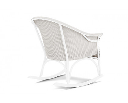 Lloyd Flanders™ All Seasons Lounge Rocker with Padded Seat - White