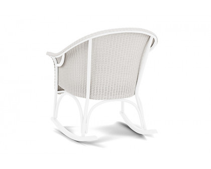 Lloyd Flanders™ All Seasons Lounge Rocker with Padded Seat - White