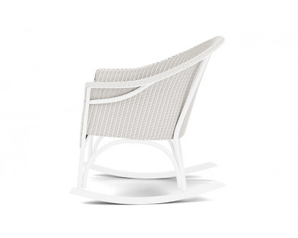 Lloyd Flanders™ All Seasons Lounge Rocker with Padded Seat - White