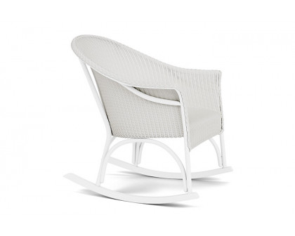 Lloyd Flanders™ All Seasons Lounge Rocker with Padded Seat - Matte White