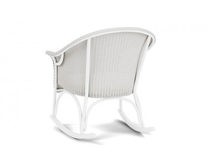 Lloyd Flanders™ All Seasons Lounge Rocker with Padded Seat - Matte White