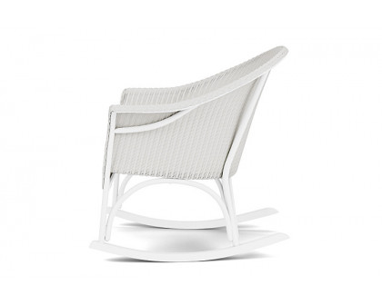 Lloyd Flanders™ All Seasons Lounge Rocker with Padded Seat - Matte White