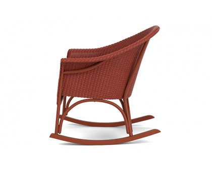 Lloyd Flanders™ All Seasons Lounge Rocker with Padded Seat - Terracotta