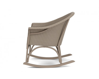 Lloyd Flanders™ All Seasons Lounge Rocker with Padded Seat - French Beige