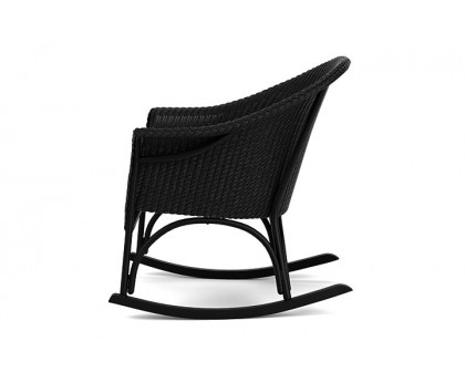 Lloyd Flanders™ All Seasons Lounge Rocker with Padded Seat - Ebony