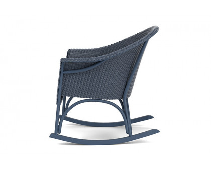 Lloyd Flanders™ All Seasons Lounge Rocker with Padded Seat - Denim Blue