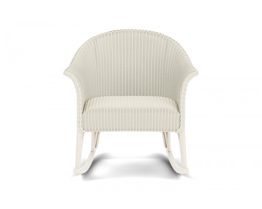 Lloyd Flanders™ All Seasons Lounge Rocker with Padded Seat - Ivory