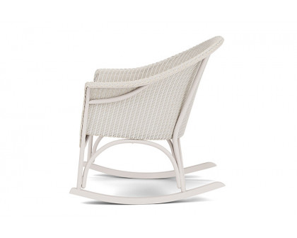 Lloyd Flanders™ All Seasons Lounge Rocker with Padded Seat - Antique White