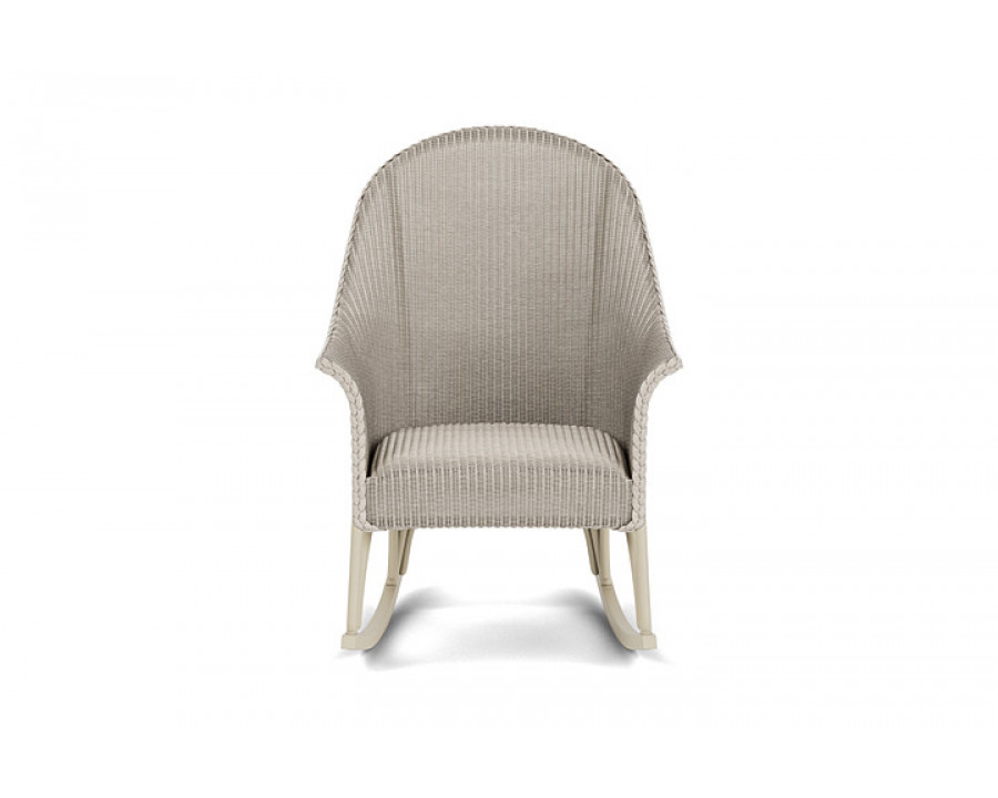 Lloyd Flanders™ All Seasons High Back Porch Rocker with Padded Seat - Linen